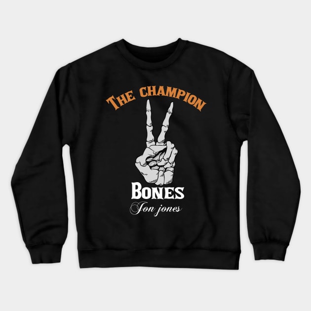 jon jones bones Crewneck Sweatshirt by FIFTY CLOTH